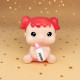 Cute Baby Girl with Feeding Bottle Cake Topper | Baby Shower Cake Topper