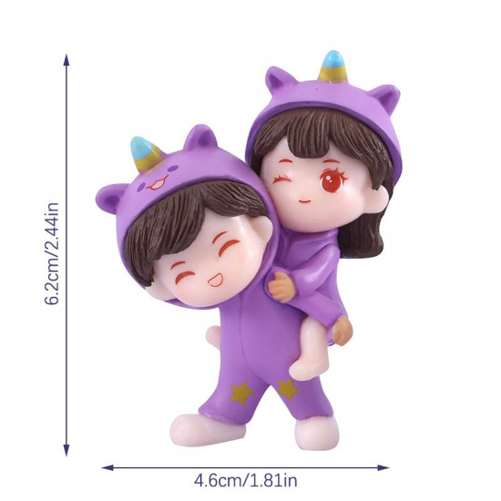 Cute Couple Miniature Figurines (Style 18)