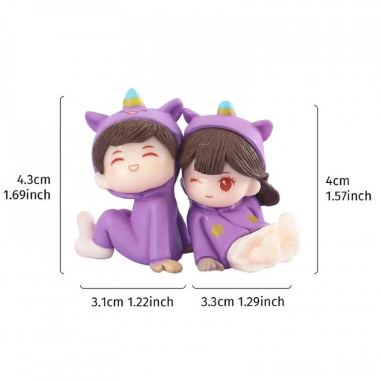 Cute Couple Miniature Figurines (Style 22)