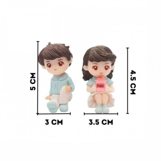 Cute Couple Miniature Figurines (Style 23)