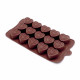 Deep Heart Silicone Chocolate Mould 15 Cavity