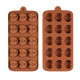 Diamond Heart Shape (15 Cavity) Silicone Chocolate Mould