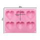 Diamond Heart Shape (6 Cavity) Silicone Chocolate Mould