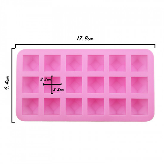 Diamond Shape Silicone Chocolate Mould