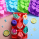 Heart Flower Star Mix Shape 8 Cavity Silicone Mould