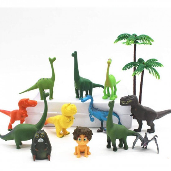 Mini Dinosaur Toy Cake Toppers (Set of 12)
