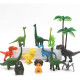 Mini Dinosaur Toy Cake Toppers (Set of 12)