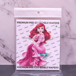 Disney Princess Ariel In Pink Wafer T96 - Tastycrafts