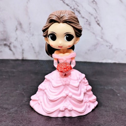 Princess Belle Doll Cake Topper - Pink