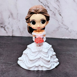 Princess Belle Doll Cake Topper - White