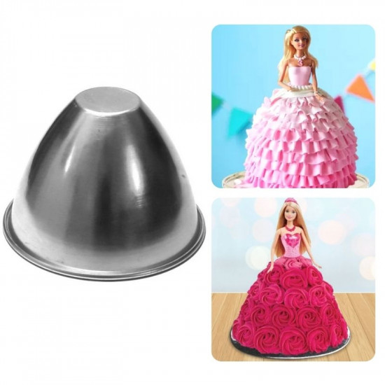 Doll Aluminium Cake Mould (Dia 8")