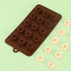 Donut Shape Silicone Chocolate Mould 15 Cavity Donut Shape Silicone Chocolate Mould 15 Cavity