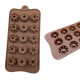 Donut Shape Silicone Chocolate Mould 15 Cavity Donut Shape Silicone Chocolate Mould 15 Cavity