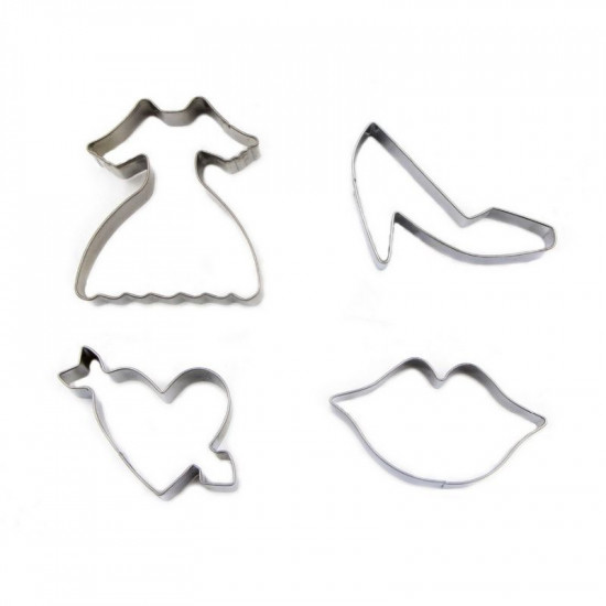 Stainless Steel Cookie Cutter Set of 4