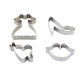Stainless Steel Cookie Cutter Set of 4