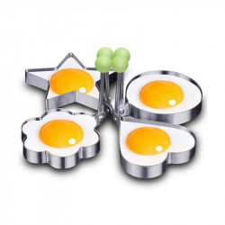 Egg Shaper Pancake Rings Set of 4