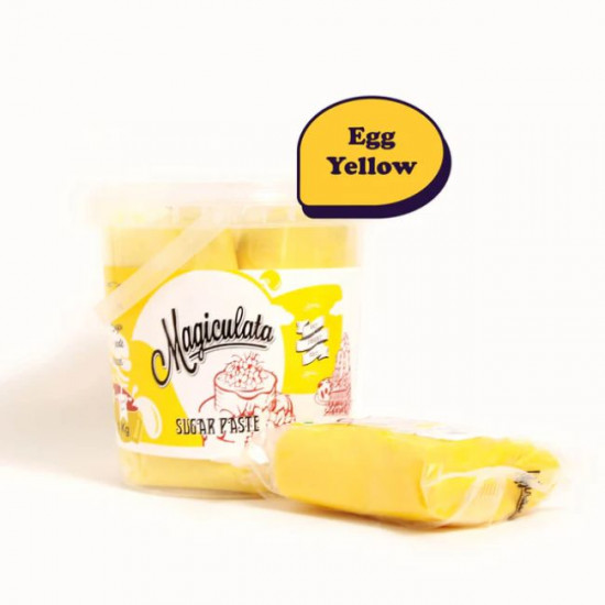 Egg Yellow Sugar Paste (1 Kg) - Magiculata