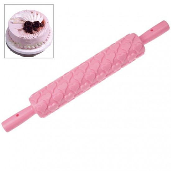 Heart With I Love You Embossed Rolling Pin
