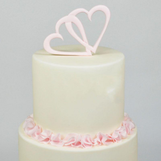 Entwined Hearts Fondant Cookie Cutter