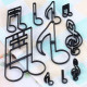 Extra Large Musical Notes Fondant Cutter Set