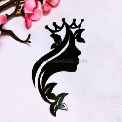 Face Art Silhouette Acrylic Cake Topper (Style 19)