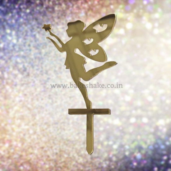 Fairy Girl Silhouette Acrylic Cake Topper