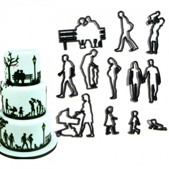 Family Theme Fondant Cutter