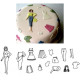 Fashion Girl Theme Fondant Cutter