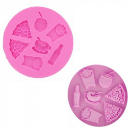 Fast Food Fondant Mould