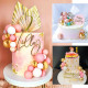 Mauve Faux Ball Toppers for Cake Decoration (20 Pcs) Matt Finish