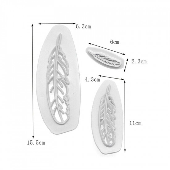 Feather Style B Fondant Cutter