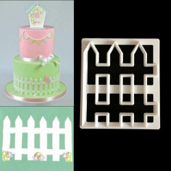 Picket Fence Shape Fondant Cutters