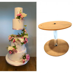 Floating 6 Inch Cake Stand With 20mm Rod