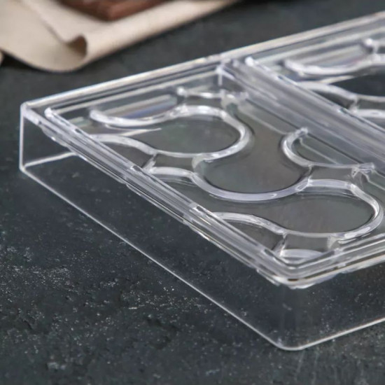 Flow Liquid Chocolate Bar Polycarbonate Chocolate Mould