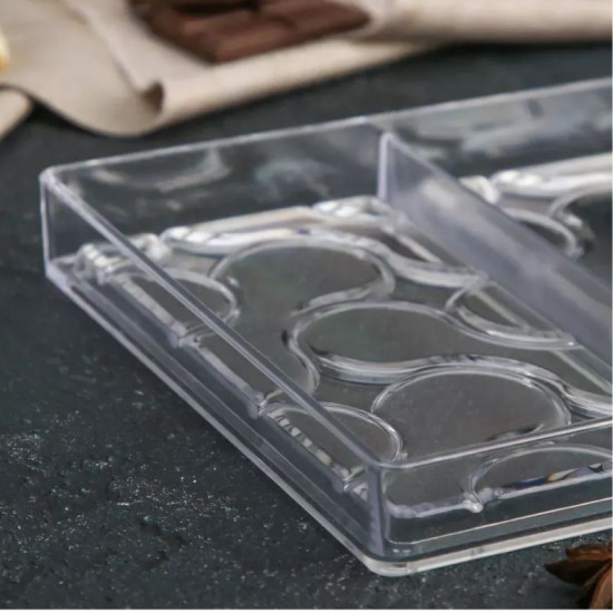 Flow Liquid Chocolate Bar Polycarbonate Chocolate Mould