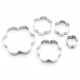 Flower Shape Cookie Cutter Set of 5 Pieces