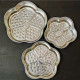 Flower Design Aluminium Cake Mould (Set of 3)