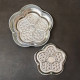 Flower Design Aluminium Cake Mould (Set of 3)