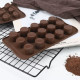 Fluted Cup Shape Silicone Chocolate Mould
