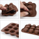 Fluted Cup Shape Silicone Chocolate Mould
