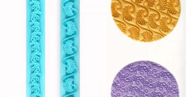 Cake Border Fondant Cutter (Design C) Set of 2