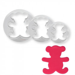 Teddy Bear Shape Fondant Cutter