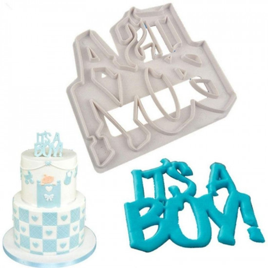 It's A Boy Fondant Cutter