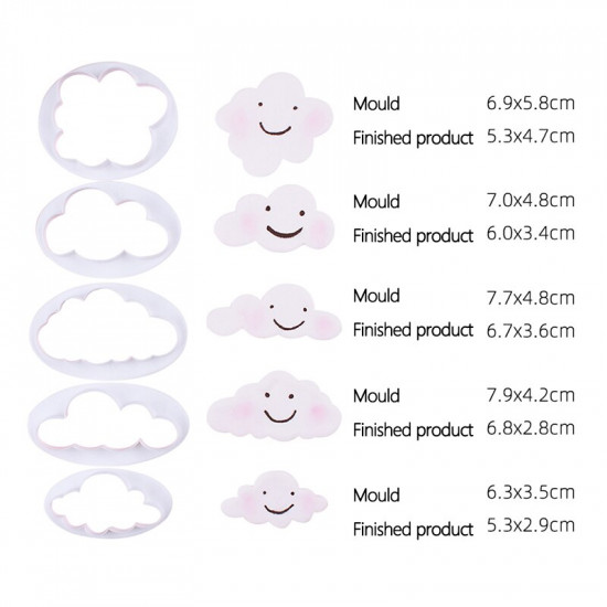 Clouds Fondant Cutter