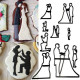 Couple Silhouette Fondant Cutter