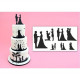 Couple Silhouette Fondant Cutter