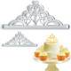 Heart Crown Shape Fondant Cutter - Set of 2 Pieces