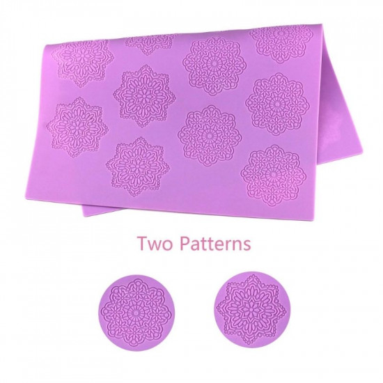 Round Patterns Silicone Lace Mat