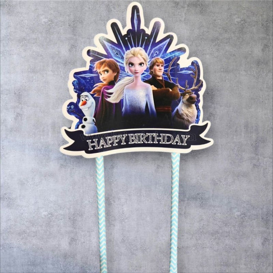 Frozen Theme Paper Topper (Set of 5)