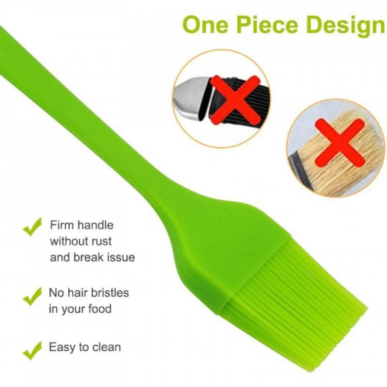 Full Silicone Brush - 1 Piece (21 CM X 3.5 CM)